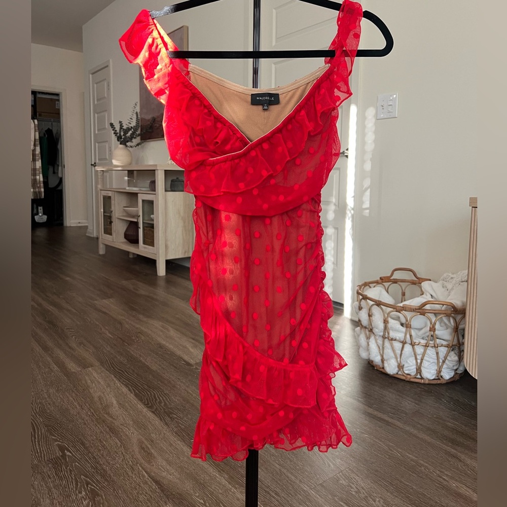 Majorelle red dress xxs
